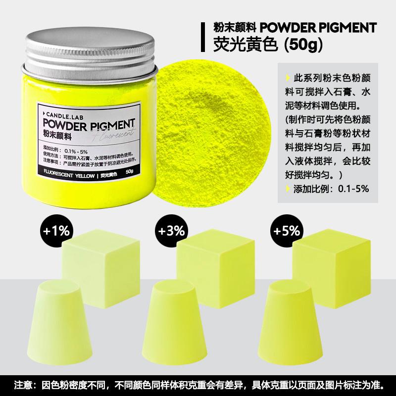 Gypsum Colored Pigments Morandi Fluorescent Dyes Rich Color Good Dispersion for Sculptures Teaching Models Candle Crafts