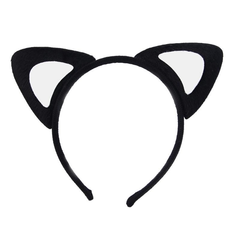 Fashion Women Plush Tiger Leopard Cat Ear Headband Hair Band Cosplay Party Fancy