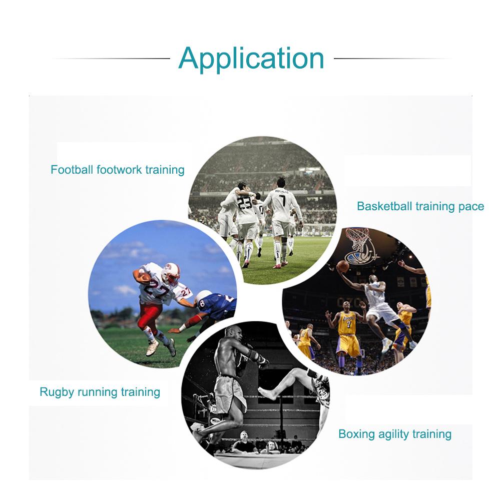 Antrenament de viteză Agilitate Scară Instrument de exercițiu pentru fotbal, fotbal, sport (10Rung)