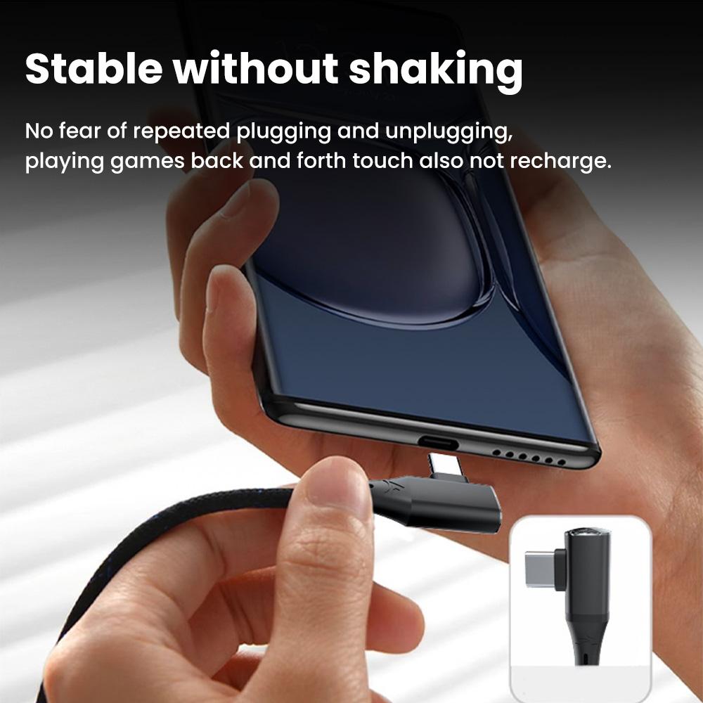 Cablu USB C Cot la 90 de grade PD 120W Încărcare Rapidă Cablu Type C Pentru iPhone 15 Pro Max Samsung Xiaomi Cablu de Date Încărcător