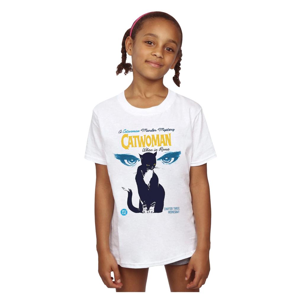 DC Comics Girls Batman Catwoman When In Rome Cotton T-Shirt