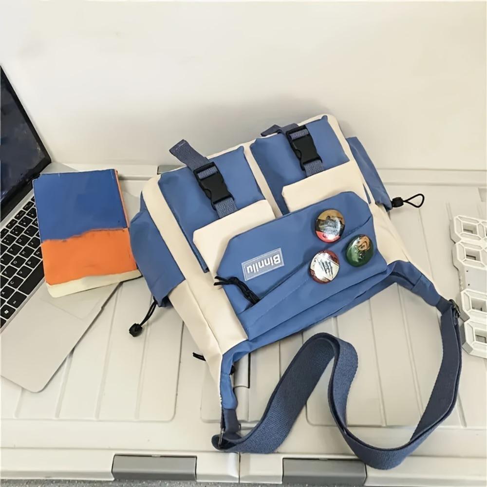 Large Capacity Men Crossbody Bag Japanese Style Casual Messenger Bag  Streetwear
