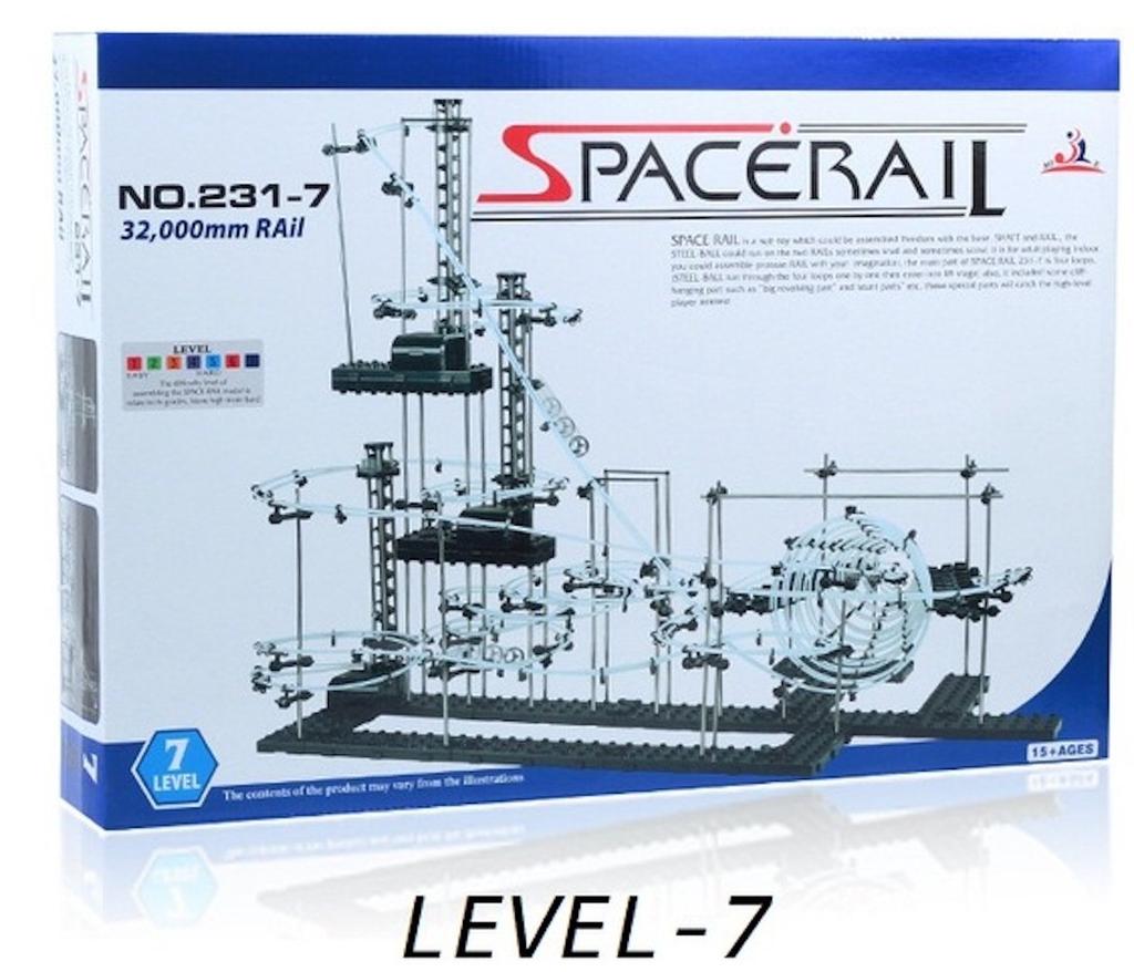Space Rail 231 Infinite Loop Space Rail Puzzle Educational Brain Training Futuristic Educational Toy Like a Roller Also Makes a Great Interior Decor