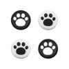 KKLM PS4 /PS5/Switch Pro Controller. For PS4/PS5/Nintendo Switch Pro Controller, Cat Paw Design, Cute Protective Cover & Grip Assistance Cap (Black &