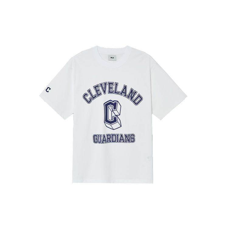 T-shirt d'été respirant à col rond avec imprimé de lettres MLB - Hauts pour femmes - Blanc 3ATSV0233-45WHS XL white