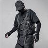 Taktyczna Funkcjonalna Wodoodporna Kamizelka Cargo Mężczyzna Kobieta Wielokieszeniowa Styl Techwear Bezrękawnik