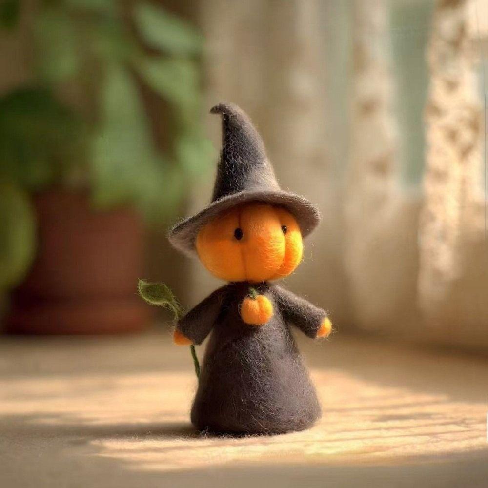 Toy Wool Felt Ghost Statue Cute Halloween Decoration Halloween Ornaments Home Decoration