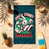 South Sydney Rabbitohs (5) Θέμα Πετσέτα Παραλίας Ανθεκτική στην Άμμο Μαλακή Και Άνετη Κατάλληλη Για Την Πισίνα Κάμπινγκ Γιόγκα Και Κατάδυση Ένα Ταξίδι