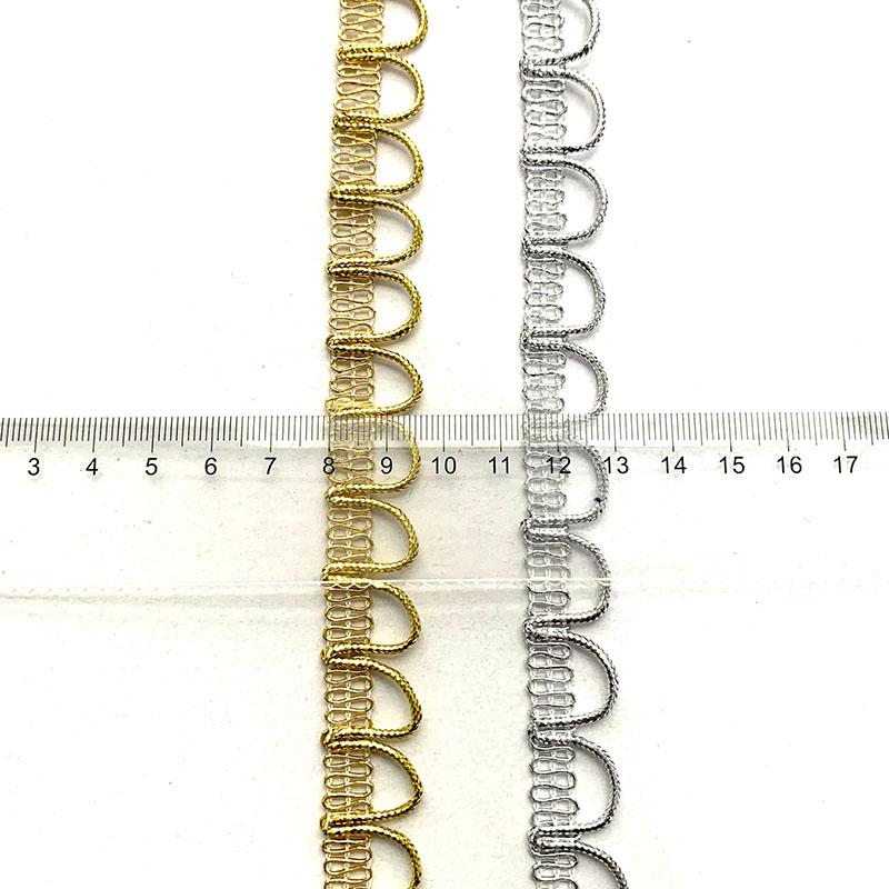 5m/16.4ft each pack white black lace trims ribbons curve lace fabric sewing centipede wedding braided curtain dress DIY accessor