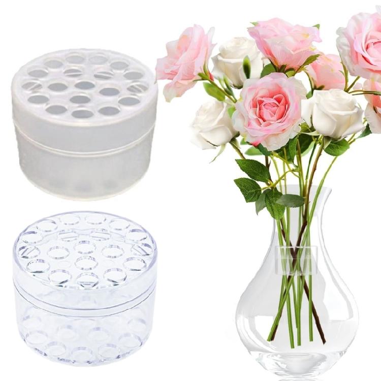 Plastic Flower Support Stem Honeycomb Design Flower Stem Holder Floral Arrangements Structure
