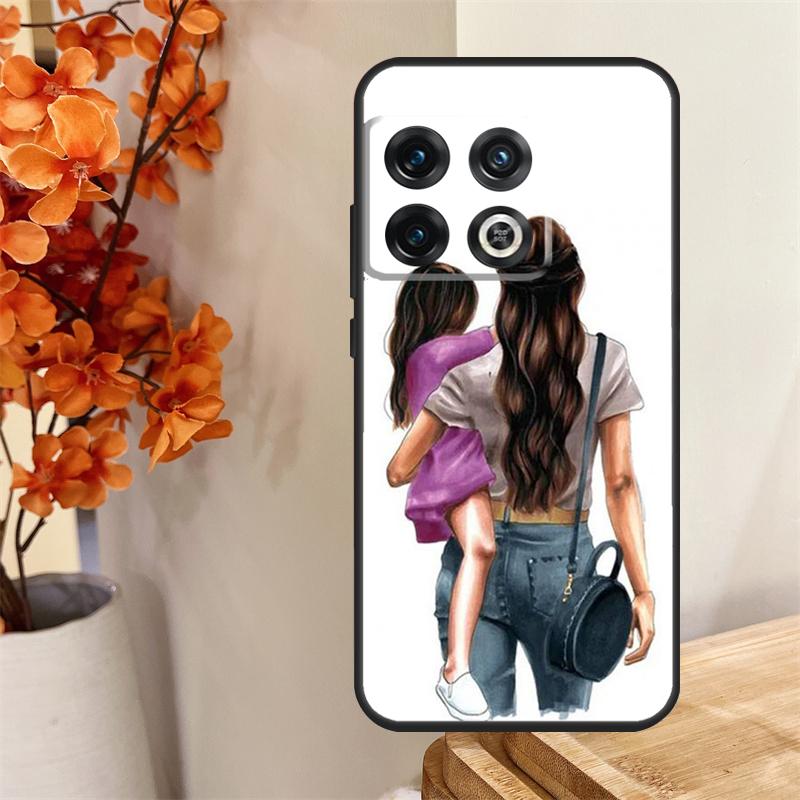Mom and Daughter Funda For OnePlus 12 12R 13 13R 11 10 Pro 8T 10T OnePlus Nord 4 CE 2 3 Lite N30 N20 N10 Case
