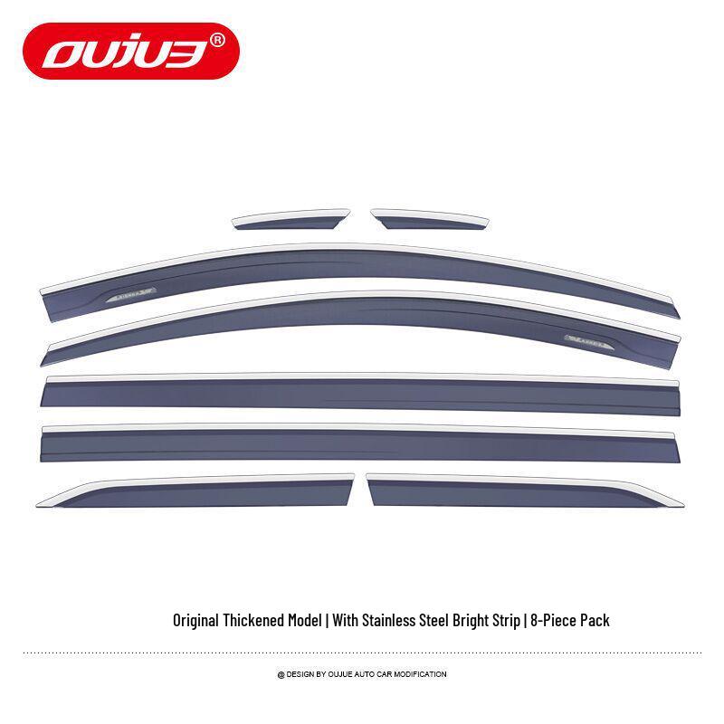 Suitable Electroplated Rain Guards & Window Visor Strips for 2021 Toyota Sienna