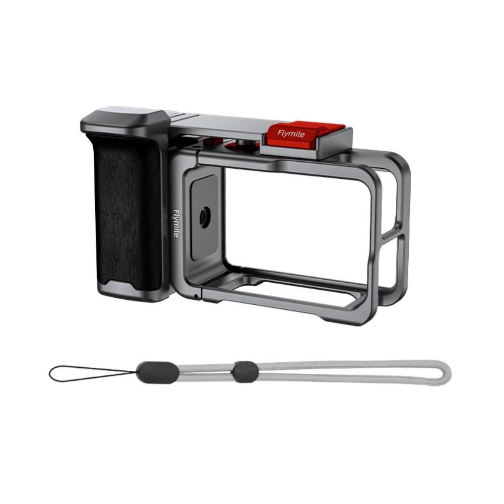 Shutter Button Camera Grip Handle Rabbit Cage for Osmo Action 3/4/5 Pro Camera Accessories