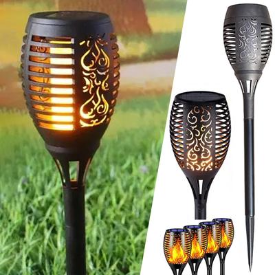 Solar-LED-Flammenlampe, Taschenlampenlampe, dekorative Landschaftslampe für den Außenbereich, dekorative Landschaftslampe für den Garten