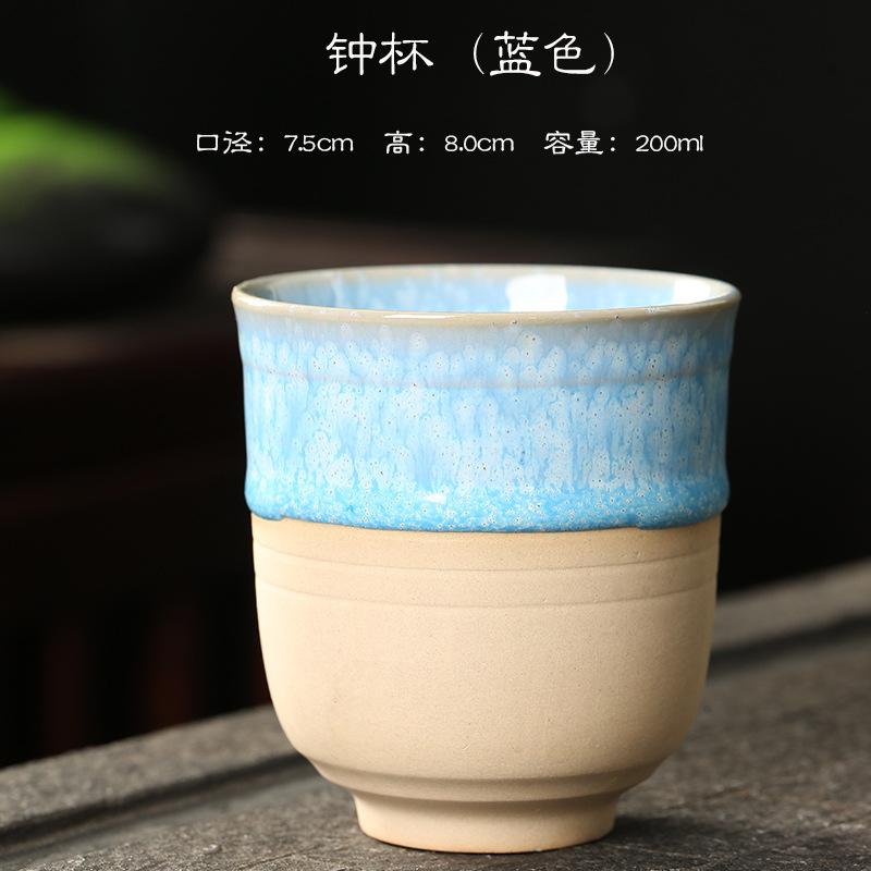 200ML Japanese Style Ceramic Coffee Cup Creativity Retro Kung Fu Tea Cups Single Pottery Drinkware Tableware Water Mugs New