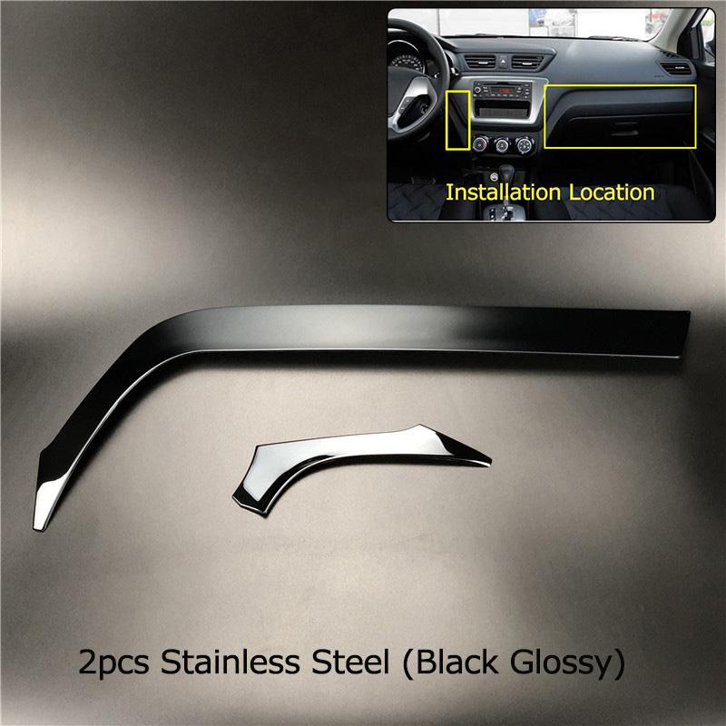 For Kia K2 Rio 2011-16 Car-styling Interior Center Dashboard Outlet Widow Lift Door Handle Gear Shifter Turn Light Trim Sticker
