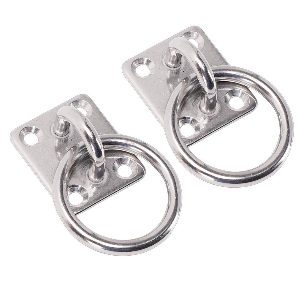   Stainless Steel   Eye Plate   Hooks Marine Hardware Screws for Boats Yachts Sailboats  