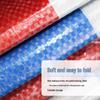 Jinsu Three-Color Striped Outdoor Sunshade Tarp
