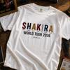 Comfort Colors® שאקירה סיבוב הופעות עולמי 2026 חולצת קונצרט מעריצים של 'עידנים' | חולצת טריקו גרפית