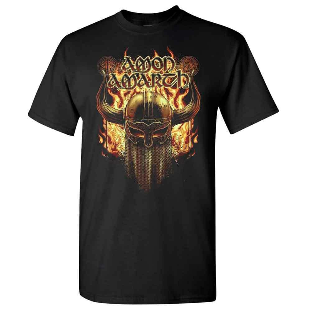 

Amon Amarth Berserker North American Tour 2019 War Helmet T-Shirt L