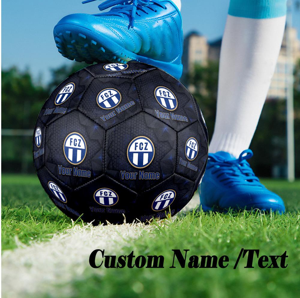 Size 5 Football Custom Name Text, Outdoor Training Soccer BallFC Zürich