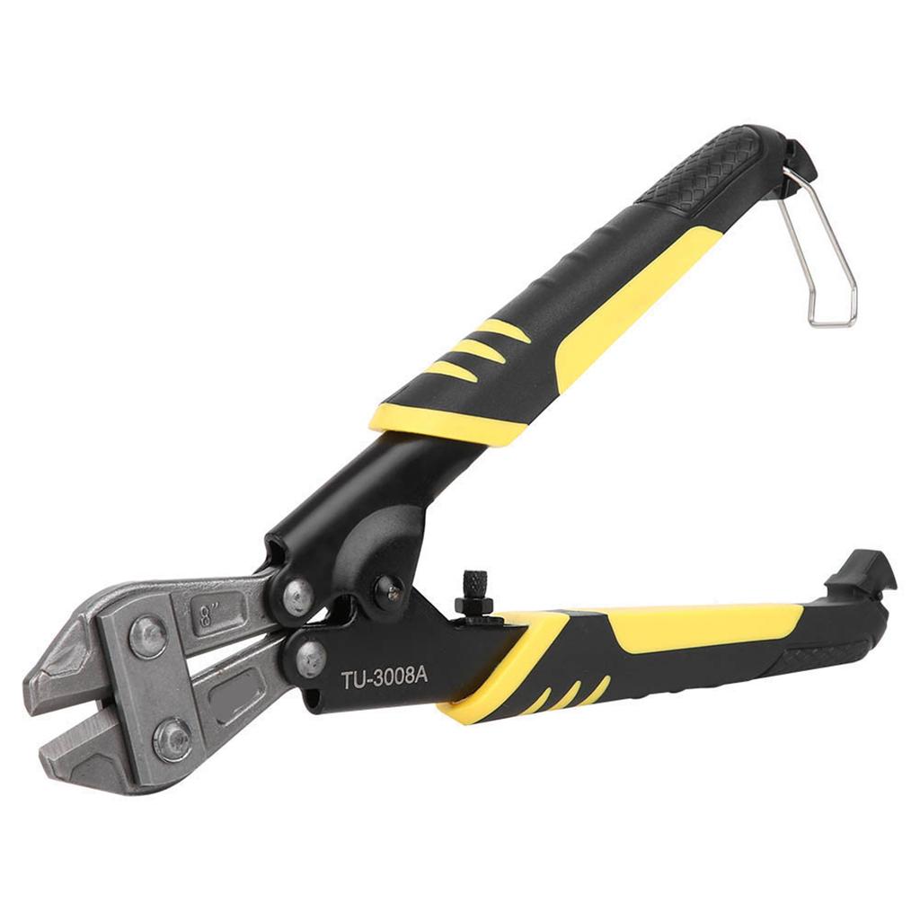 Bolts Cutter Ergonomic Hand Tool NonSlip Handle Mini HeavyDuty Chrome Vanadium Steel 8Inch