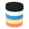 5Pcs 5 Inch 125Mm Car Vehicle Polishing Wave Pads Waxing Buffing Sponge Set
