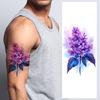 12pcs Temporary Tattoo Colorful Bouquet Temporary Tattoo Stickers Floral Designs Butterfly Illustrations Mixed Flower For
