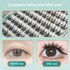 Wimpern Puppy Series Einzelne Büschel Falsche Wimpern Geeignet für runde Augen Flauschig Natürlich Dicke Locke Schönheit Tägliches Make-up