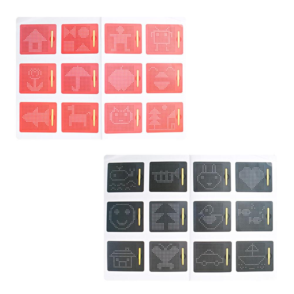 Kids Magnetic Tablet Magnet Pad Drawing Board Magnetic Steel Beads Ball Kids Learning Toy