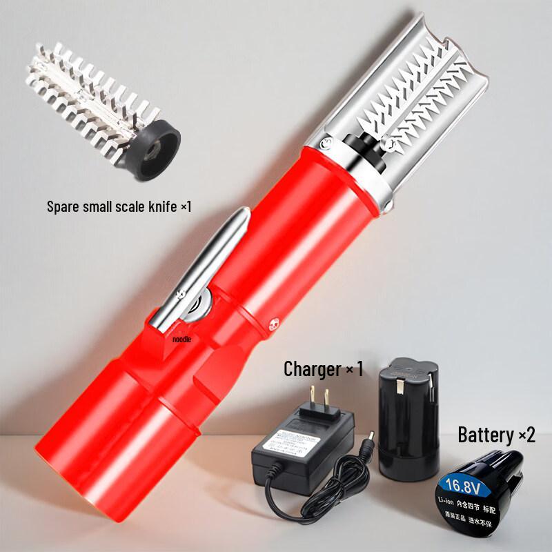 Electric Fish Scaler with Dual Batteries