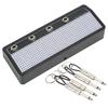 Guitar Plug Storage Box Wall Mounting Guitar Amplifier Key Holder Rack with 4Pcs Keychains