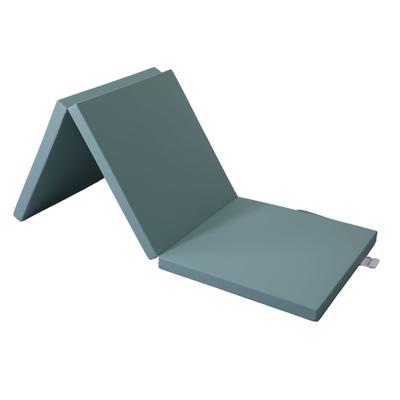 Gymnastic Mattress Satellite 180x60x5 Cm Three-piece - Green