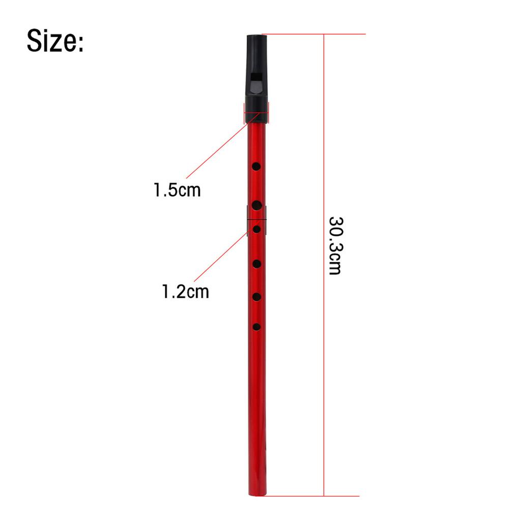 Flet irlandzki D 6-otworowy Klarnet Początkujący Uczniowie Ćwiczenie Gry Tin Whistle Flet Instrumenty Muzyczne