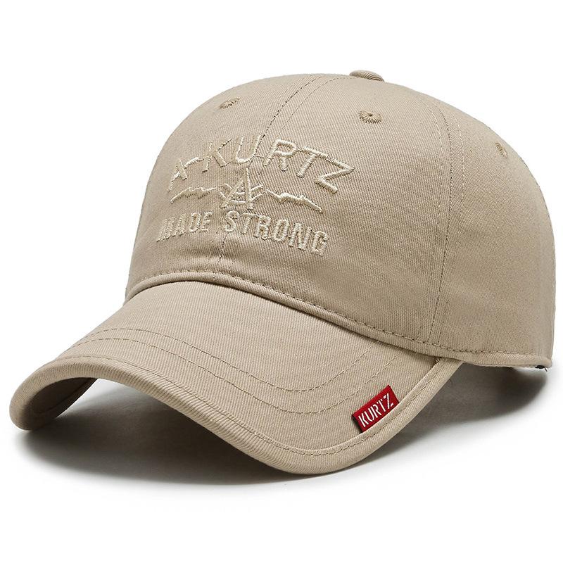 New Baseball Cap Men's Summer Visor Sun Hat Embroidered Letters Duck Tongue Soft Top Hat Trendy Girl