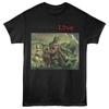 Live - Throwing Cover - Solid Adult Unisex Short Sleeve T-Shirt - Black Color