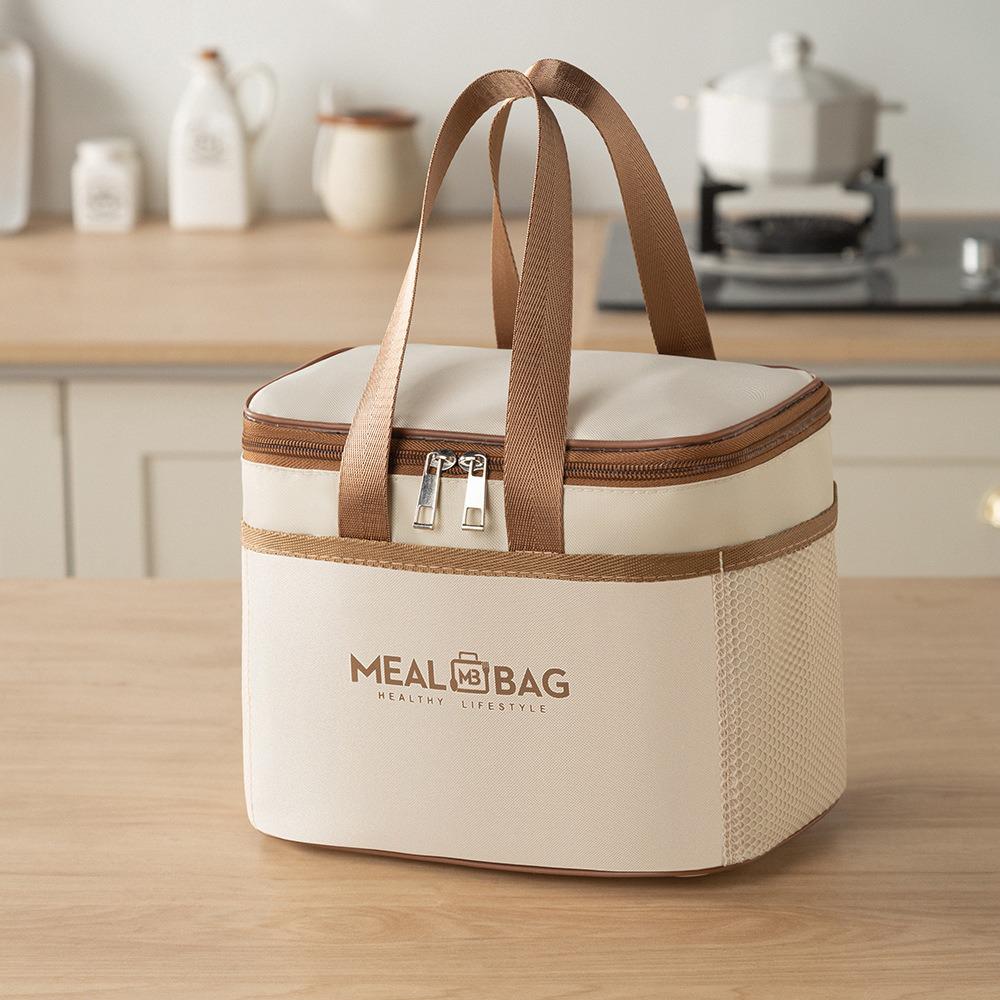 Insulated Waterproof Bento Lunch Bag for Work & School