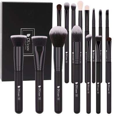 DUcare Makeup Brush Professional Makeup Face Excellent Powder Ponytail Hair Eyeshadow Blush Powder Foundation Easy To Clean 15-Piece Set, Brushes,
