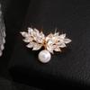 Angel Wings Rhinestone Brooch - Unisex Korean Style Corsage Pin & Clothing Accessory