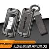 xkhr10 Zinc Alloy Car Key Cover Case Holder Shell Protector for Mitsubishi Pajero 2 v73 Sport Remote Key Bag Buckle Auto Accessories