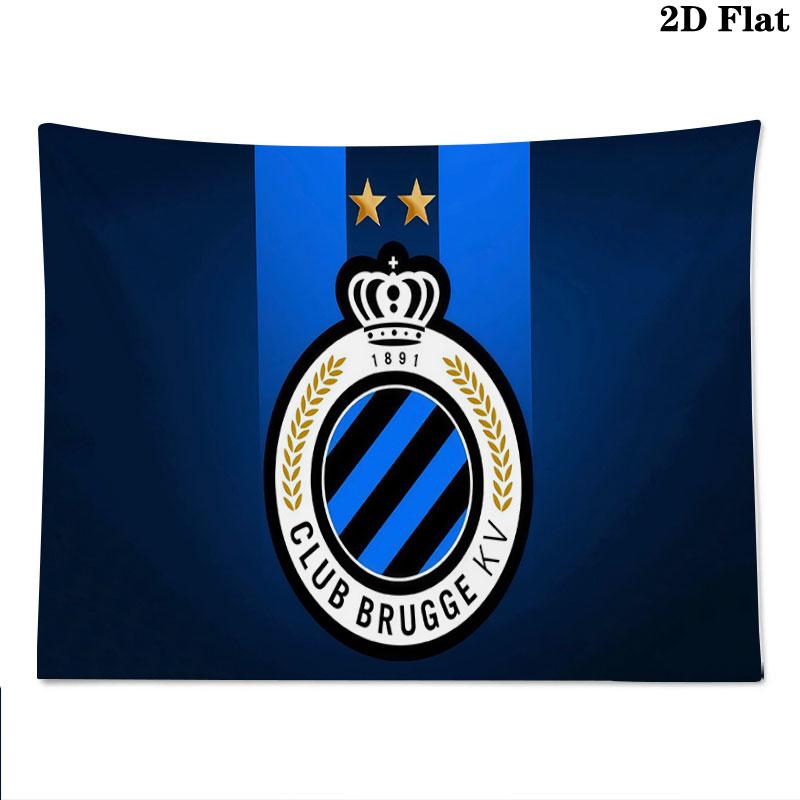 Club Brugge Wall tapestry, aesthetic printed fabric blanket, suitable for bedroom, living room, and home decor.