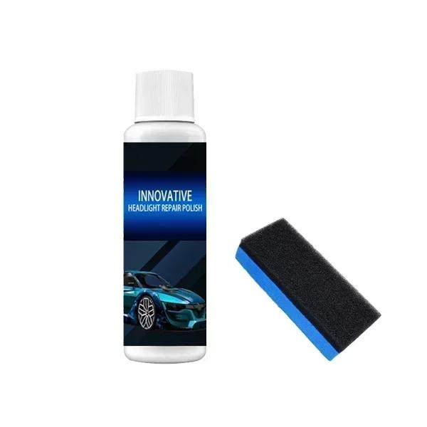 20ml Car Headlight Repairs Fluid Scratch Removal Oxidation Repair Polishing Lampshade Cleaning Tool Light Refurbishment Coating