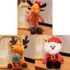 Christmas Santa Plush Toy Reindeer Snowman Decoration For Childrens Gift
