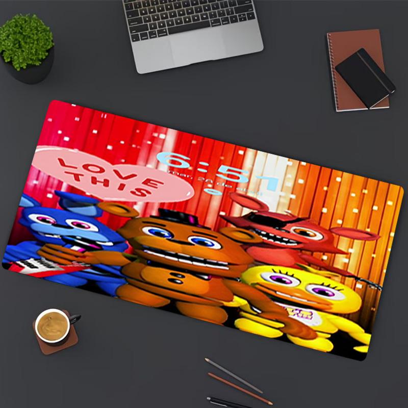 Five Nights At Freddy's Print Mouse Pad, for Keyboard Pad Laptop PC Mat for Office Home Use, Desk Decor, Perfect Birthday Gift for Gamers
