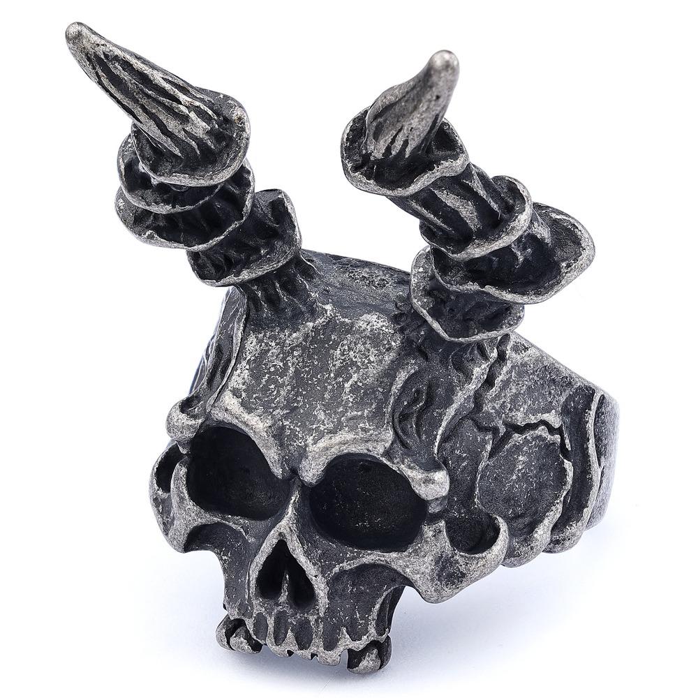 Multi-style Skull Rings, Retro Punk Men's and Women's Rings, Motorcycle Party Trendy Accessories