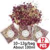12 stk 100% naturlig bryllupskonfetti tørrede blomsterblade pop bryllups- og festdekoration biologisk nedbrydelig rosablads-konfetti