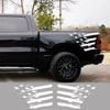 For Dodge RAM Pickup Rear Trunk Bed Side Stickers Truck Graphics American Flag Decor Cover Vinyl Decals Auto Tuning Accessories