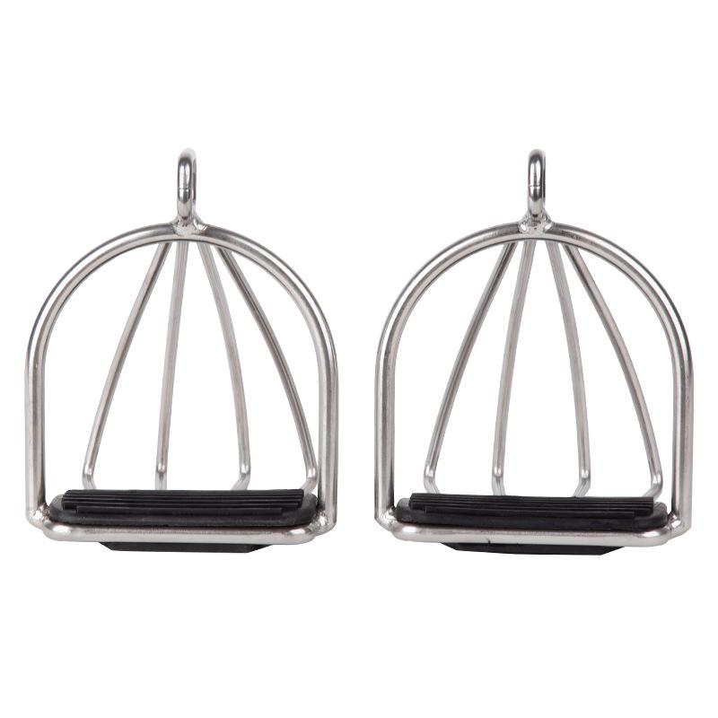 Children s Anti-Slip Metal Safety Stirrup Guard - Equestrian Horse Tack One Size