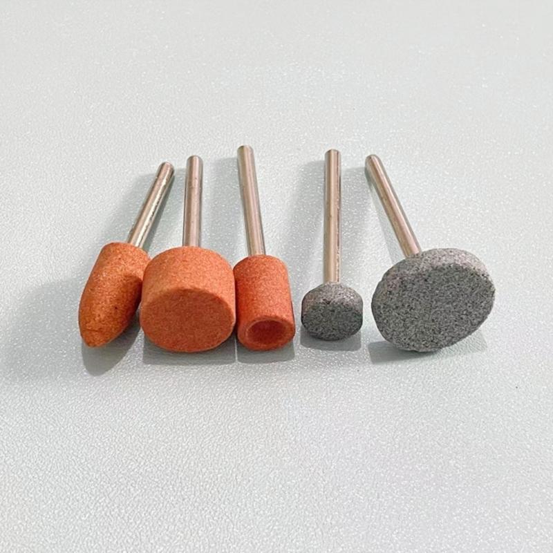 Corundum Abrasive Wheels For Woodworking Stone Polishing Electric Tool 15mm 10mm Cylindrical And T Shaped Grinding Bit