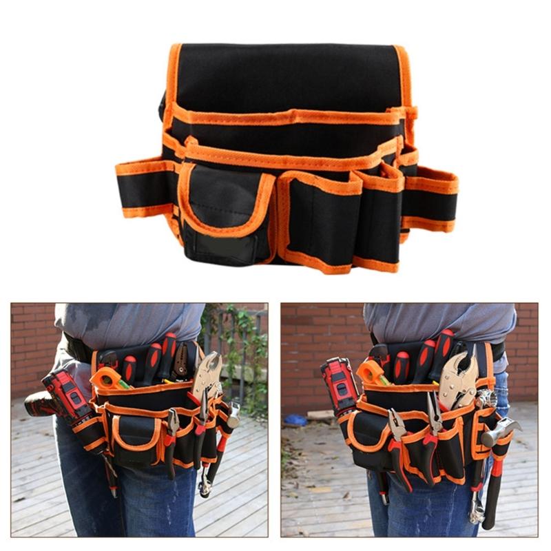 Waist Tool Bag Aprons Organizers Garden Tool Pouch With Storage Pockets Craftworks Electrician Tool Accessories